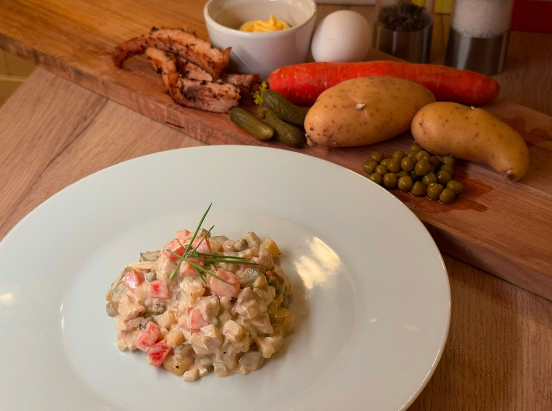 Øst-Europeisk Salat Olivje: En Klassisk Festrett